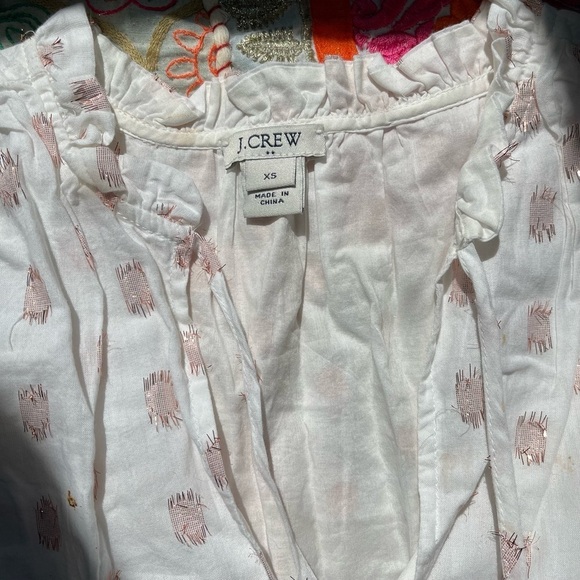 J. Crew Metallic Dot Sleeveless Shirt - Picture 6 of 11